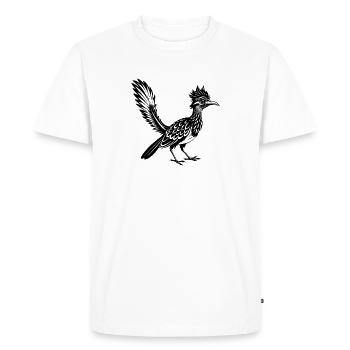Greater Roadrunner - Men's Premium Organic T-Shirt - white - Front - Nico (187cm)