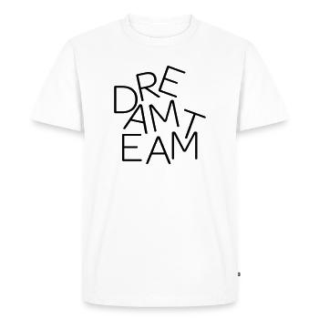 Dream Team Gift - Men's Premium Organic T-Shirt - white - Front - Nico (187cm)