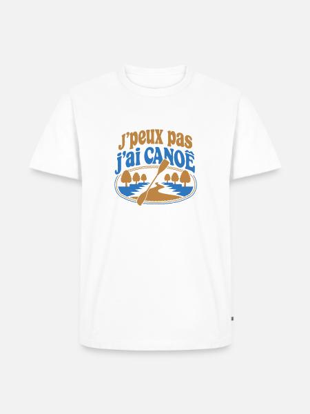 J’peux pas j’ai Canoë - T-shirt Premium bio Homme - blanc