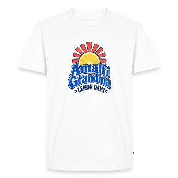 Journées citron de grand-mère à Amalfi, vacances en Italie côtière - T-shirt Premium bio Homme - blanc - Devant - Nico (187cm)
