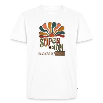 Supermaman aux rayons de soleil - T-shirt Premium bio Homme - blanc - Devant - Nico (187cm)