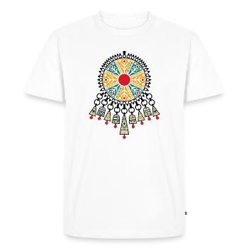 Bijoux de Kabylie - T-shirt Premium bio Homme - blanc - Devant - Nico (187cm)