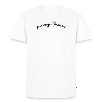 passenger - Men's Premium Organic T-Shirt - white - Front - Nico (187cm)