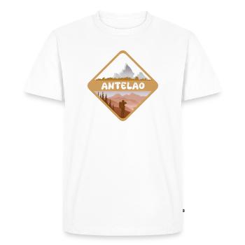 Antelao en tant que montagnes - T-shirt Premium bio Homme - blanc - Devant - Nico (187cm)
