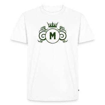 M_wappen - T-shirt Premium bio Homme - blanc - Devant - Nico (187cm)