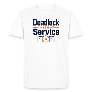 L’impasse en tant qu’art de code de service - T-shirt Premium bio Homme - blanc - Devant - Nico (187cm)