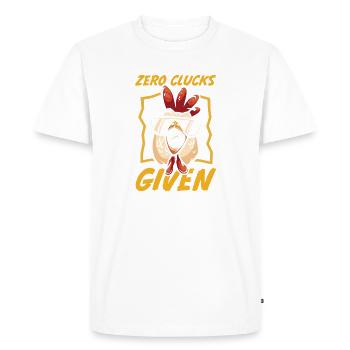 Élevage de coqs, volaille, poulet - T-shirt Premium bio Homme - blanc - Devant - Nico (187cm)