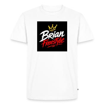 Couronne de Brian Freestyle - T-shirt Premium bio Homme - blanc - Devant - Nico (187cm)