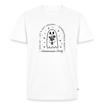 Summerween party - T-shirt Premium bio Homme - blanc - Devant - Nico (187cm)