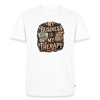Affaires de travailleurs - T-shirt Premium bio Homme - blanc - Devant - Nico (187cm)