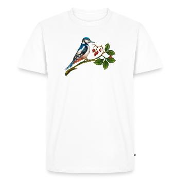 Colorful bird - Men's Premium Organic T-Shirt - white - Front - Nico (187cm)