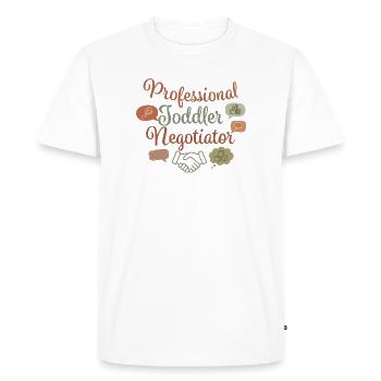 Négociateur professionnel pour tout-petits - T-shirt Premium bio Homme - blanc - Devant - Nico (187cm)