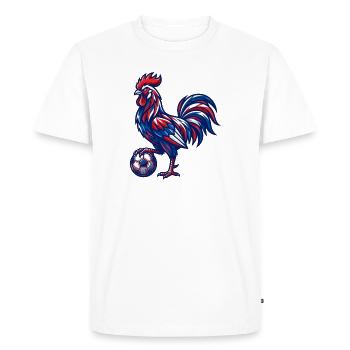 Design sportif tricolore pour hommes et enfants - T-shirt Premium bio Homme - blanc - Devant - Nico (187cm)