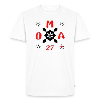 Grandma 2027 - Men's Premium Organic T-Shirt - white - Front - Nico (187cm)