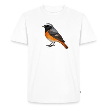 Petit collier des jardins - T-shirt Premium bio Homme - blanc - Devant - Nico (187cm)