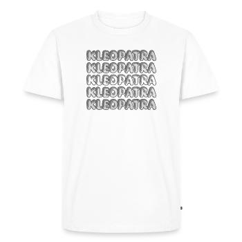 Cléopâtre en plongée - T-shirt Premium bio Homme - blanc - Devant - Nico (187cm)