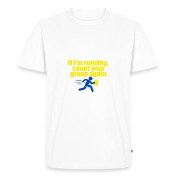 Sortie scolaire drôle avec un professeur : comptez encore votre groupe - T-shirt Premium bio Homme - blanc - Devant - Nico (187cm)