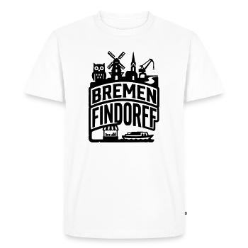 Bremen Findorff – Home & District - Men's Premium Organic T-Shirt - white - Front - Nico (187cm)