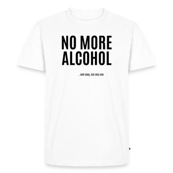Design missing—Please provide upload - Men's Premium Organic T-Shirt - white - Front - Nico (187cm)