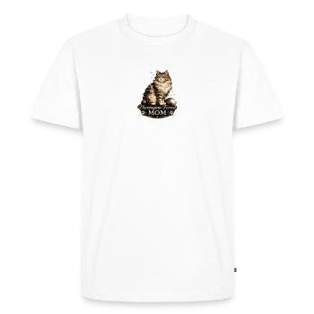 MOM de la Forêt Norvégienne - T-shirt Premium bio Homme - blanc - Devant - Nico (187cm)