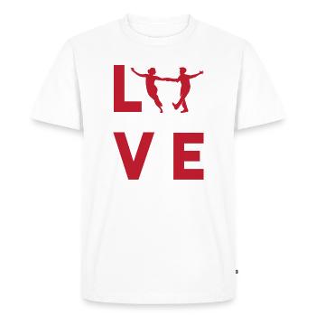 Musique Swing Swing - T-shirt Premium bio Homme - blanc - Devant - Nico (187cm)