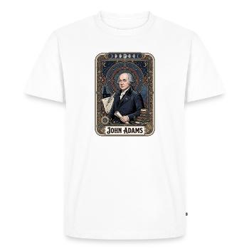 Carte de tarot John Adams - T-shirt Premium bio Homme - blanc - Devant - Nico (187cm)