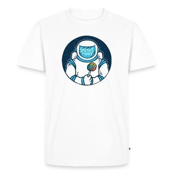 Sweet Galaxy Astronaut - T-shirt Premium bio Homme - blanc - Devant - Nico (187cm)
