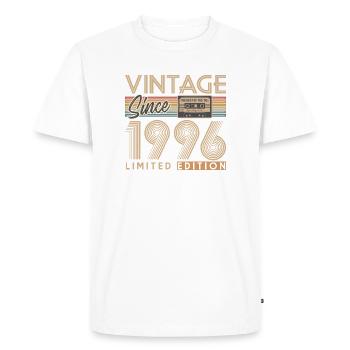 30th anniversary - Men's Premium Organic T-Shirt - white - Front - Nico (187cm)