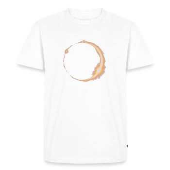 Solar eclipse I was there 12.08.2026 - Men's Premium Organic T-Shirt - white - Front - Nico (187cm)