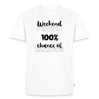 Danse de couple en valse - T-shirt Premium bio Homme - blanc - Devant - Nico (187cm)