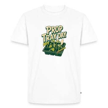 Propagation Tray Plant Nursery Humor, Prop Tray Da - Men's Premium Organic T-Shirt - white - Front - Nico (187cm)