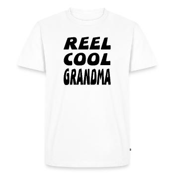 granny - Men's Premium Organic T-Shirt - white - Front - Nico (187cm)