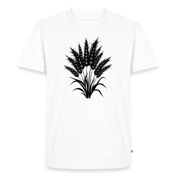 Toi Toi Grass - Men's Premium Organic T-Shirt - white - Front - Nico (187cm)
