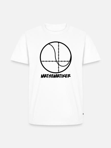 Mathematiker - Männer Premium Bio T-Shirt - Weiß