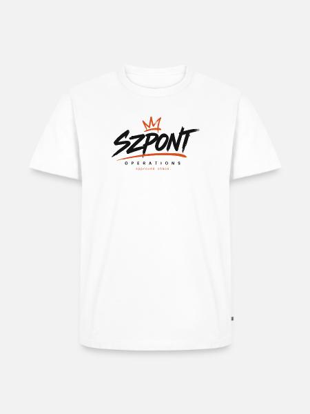 Szpont-Operationen – Genehmigtes Chaos - Männer Premium Bio T-Shirt - Weiß