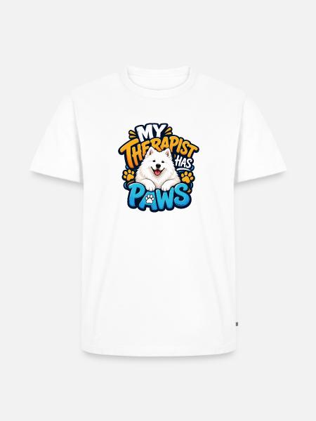 Samojeden - Männer Premium Bio T-Shirt - Weiß