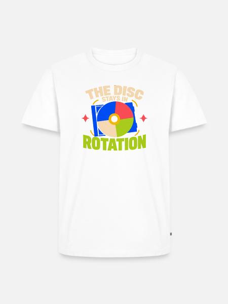 Cd-sammler Kompaktplatte Physisches Medium - Männer Premium Bio T-Shirt - Weiß