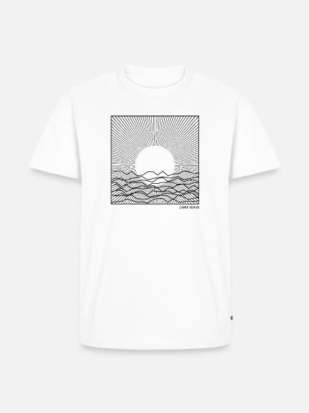 Dark-Wave-Musik - Männer Premium Bio T-Shirt - Weiß