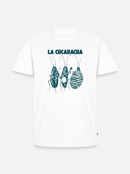 La Cucaracha Band - Männer Premium Bio T-Shirt - Weiß