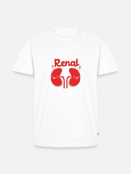 Dialyse-Techniker - Männer Premium Bio T-Shirt - Weiß