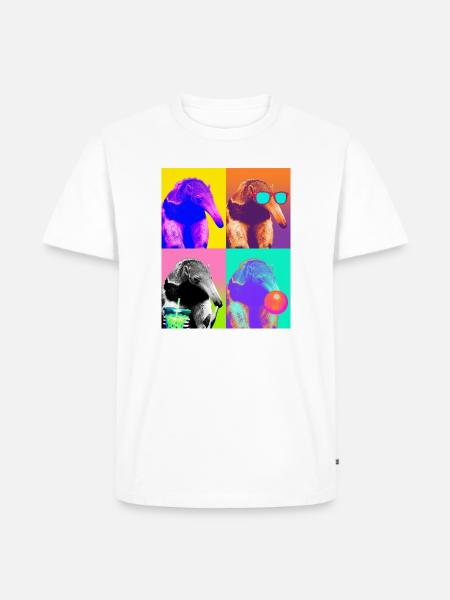 Ameisenbären Ameisenbär - Männer Premium Bio T-Shirt - Weiß