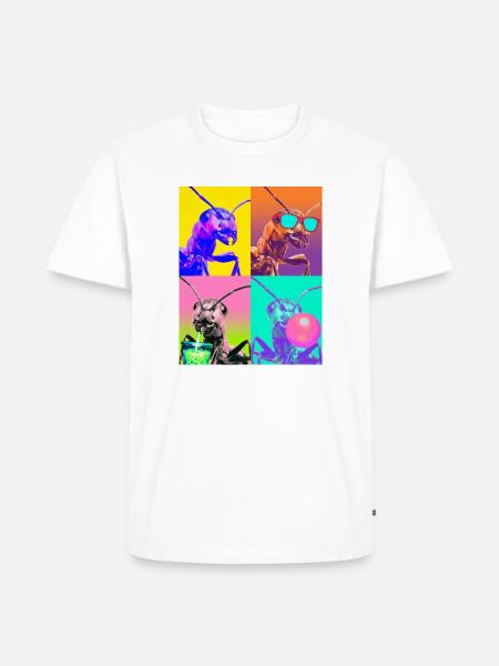 Ameisen Ameise - Männer Premium Bio T-Shirt - Weiß