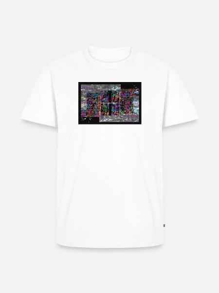 pixplojde - Männer Premium Bio T-Shirt - Weiß