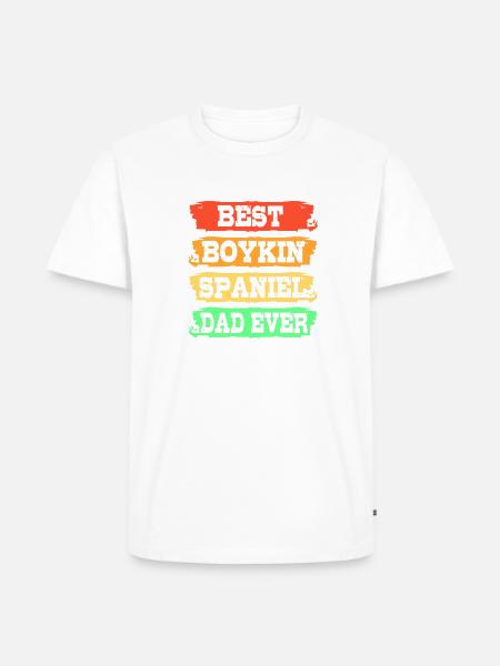 Boykin Spaniel - Männer Premium Bio T-Shirt - Weiß