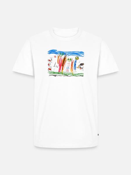 Kindertraum Gartenzauber - Männer Premium Bio T-Shirt - Weiß