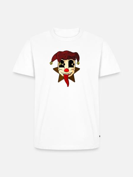 KLOPF TOK - Männer Premium Bio T-Shirt - Weiß