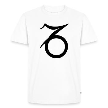 Capricorne - T-shirt Premium bio Homme - blanc - Devant - Nico (187cm)