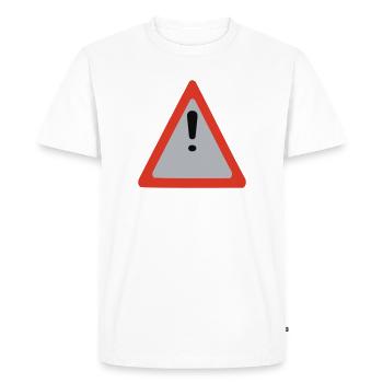 prudence prudence - T-shirt Premium bio Homme - blanc - Devant - Nico (187cm)