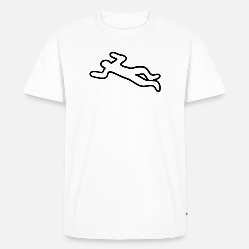 Leiche - Männer Premium Bio T-Shirt - Weiß