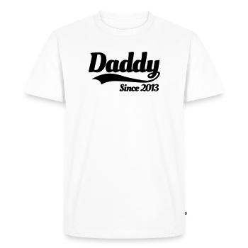Dandy since 2013 - Men's Premium Organic T-Shirt - white - Front - Nico (187cm)
